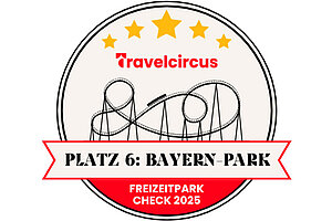 Grafik Logo auszeichnung travelcircus 2025 platz 6
